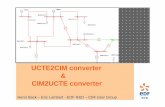UCTE2CIM converter CIM2UCTE converter