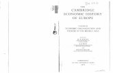 THE CAMBRIDGE ECONOMIC HISTORY OF EUROPE