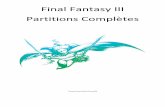 Final Fantasy III Partitions Complètes