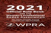 WPRA OFFICERS AND DIRECTORS