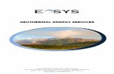 GEOTHERMAL ENERGY SERVICES - Eosys