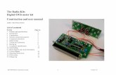 The Radio-Kits Digital SWR meter kit Construction and user ...