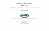 Wood River Zinc Millsite Preliminary Assessment Report