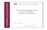 Fair Housing 101 for County Governments