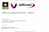 NDIA Frameworks Panel - MAPS