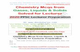 Chemistry Mcqs from Gases, Liquids & Solids Solved for ...