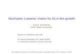 Stochastic Loewner chains for DLA-like growth