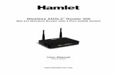 Wireless ADSL2 Router 300 - hamletcom.com