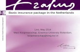 Basic insurance package in the Netherlands