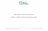 GEO Blue Planet Initiative 2020 – 2022 Implementation Plan