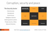 Corruption, security and peace