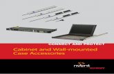 Cabinet and wall-mounted case accessories