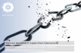 Thematic Workshop 8: Supply Chain Cybersecurity