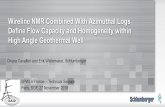 Wireline NMR Combined With Azimuthal Logs Define Flow ...