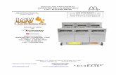 SERVICE AND PARTS MANUAL LOV™ ELECTRIC FRYER - Frymaster