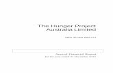 Annual Financial Report - The Hunger Project Australia Limited