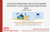 COLLECTIVE BARGAINING PRACTICES IN MEMBER STATES …