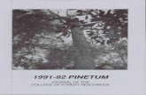 199 -92PINETUM JOURNALOFTHE COLLEGEOFFORESTRESOURCES