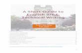 A Short Guide to English 3764: Technical Writing