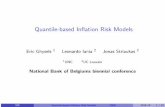 Quantile-based Inflation Risk Models