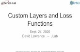 Custom Layers and Loss Functions - GSI