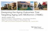 Designing the Aging Outcomes Trial Targeting Aging with ...