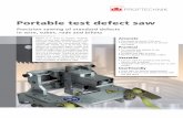 PRUEFTECHNIK Portable Test Defect Saw Brochure - NDT