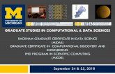 GRADUATE STUDIES IN COMPUTATIONAL & DATA SCIENCES