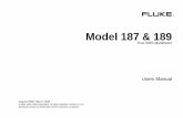 Model 187 & 189 - Fluke