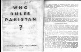 Who Rules Pakistan