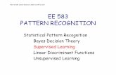 EE 583 PATTERN RECOGNITION Supervised Learning