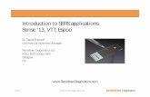 Introduction to SERS applications Sense ‘13, VTT, Espoo