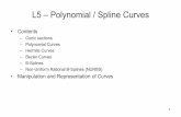 L5 Polynomial / Spline Curves - GitHub Pages