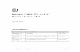 Brocade Fabric OS v4.2.1 Release Notes v1