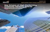 Key Drivers of High Performing Customer Advisory Boards