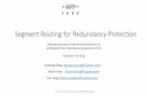 Segment Routing for Redundancy Protection