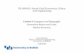 EE 459/611: Smart Grid Economics, Policy, and Engineering