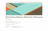 Parichay Mi lan Website Manual