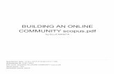 COMMUNITY scopus.pdf BUILDING AN ONLINE