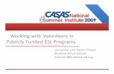 Funded ESL Programs