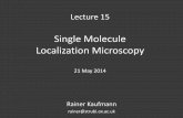 Single Molecule Localization Microscopy