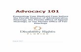 Advocacy 101 - Disability Rights Florida