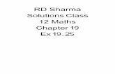 RD Sharma Solutions Class 12 Maths Chapter 19 Ex 19