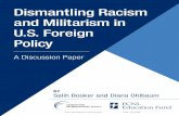 Dismantling Racism and Militarism in U.S. Foreign Policy