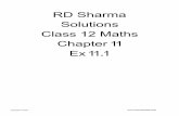RD Sharma Solutions Class 12 Maths Chapter 11 Ex 11