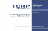 TCRP Report 64: Guidebook for Developing Welfare-to-Work ...