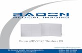 Canon 402/702C Wireless DR - radonmedicalimaging.com
