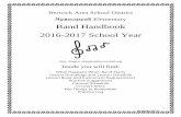 Band Handbook 2016-2017 School Year