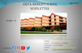 Vidya Bharati School May 2021 Newsletter