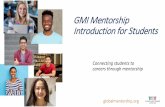 GMI Mentorship Introduction for Students